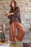 Santos Cushion Cotton Quirky Pant Chestnut